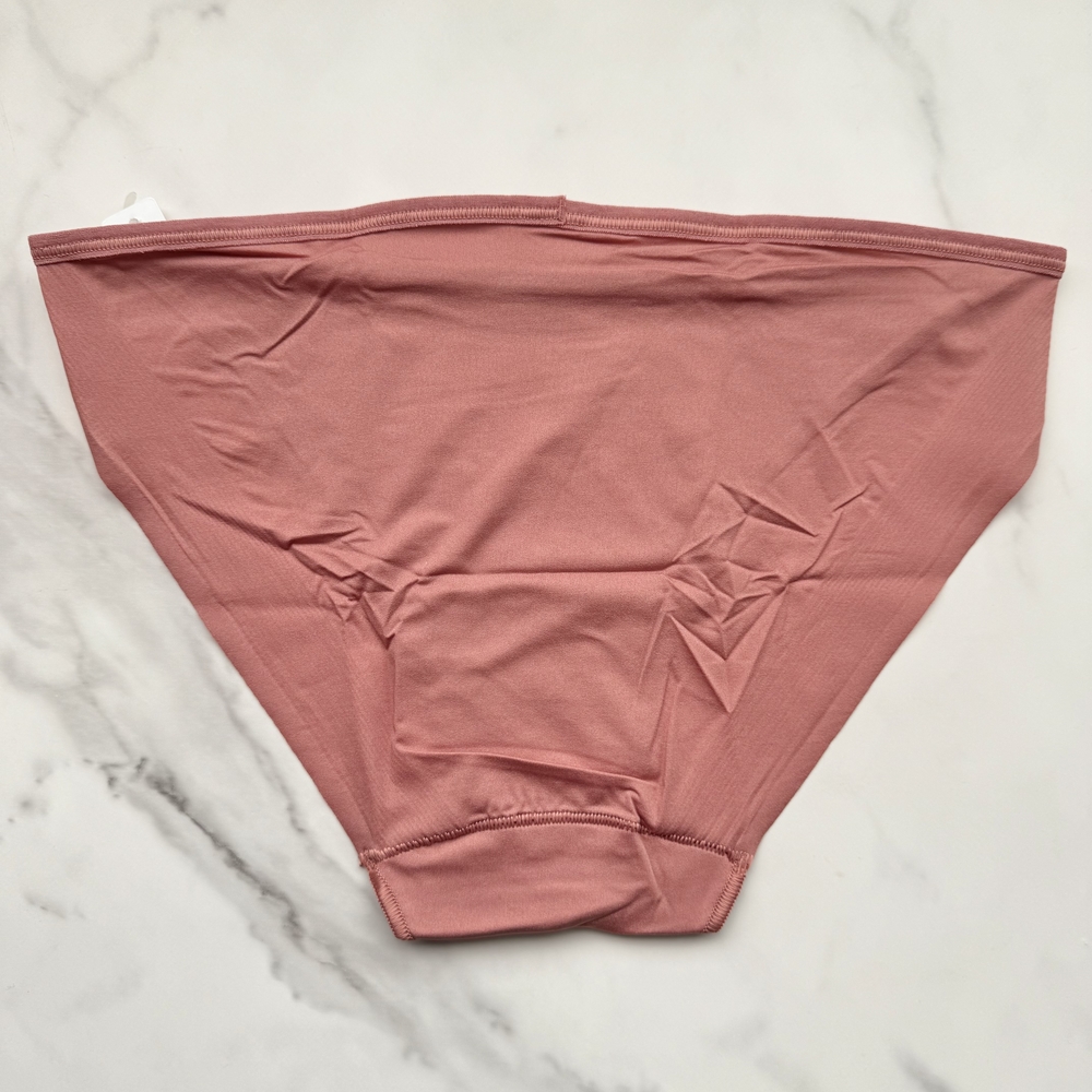 NWT SOMA VANISHING EDGE MICROFIBER BIKINI PANTY IN CLAY ROSE SIZE S/L/XL - Picture 2 of 6